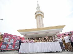 Bupati Klaten Resmikan Lift Menara Masjid Agung Al -Aqsha Dan Lengkapi Wisata Religi