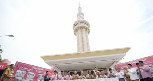 Bupati Klaten Resmikan Lift Menara Masjid Agung Al -Aqsha Dan Lengkapi Wisata Religi