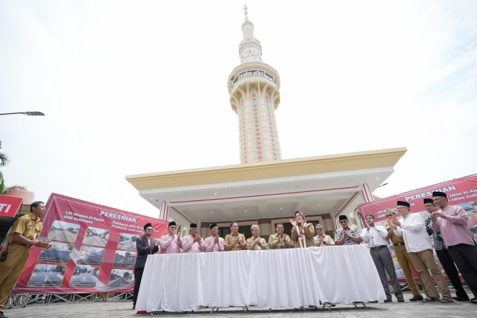Bupati Klaten Resmikan Lift Menara Masjid Agung Al -Aqsha Dan Lengkapi Wisata Religi