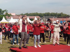 Karang Taruna Kabupaten Klaten Gelar Senam Bugar Sehat Dan Gebyar UMKM