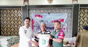 Penyaluran Bantuan Pangan Beras Desa Serenan Bulan Desember 2024