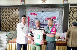 Penyaluran Bantuan Pangan Beras Desa Serenan Bulan Desember 2024