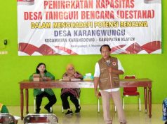 Kegiatan Desa Tangguh Bencana (Destana) Desa Karangwungu.