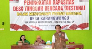 Kegiatan Desa Tangguh Bencana (Destana) Desa Karangwungu.