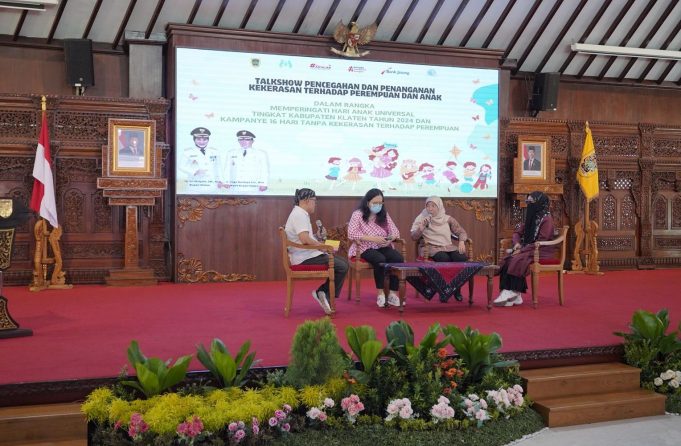 HAU 2024 : Pemkab Klaten Gelar Talk Show Cegah Kekerasan Perempuan dan Anak