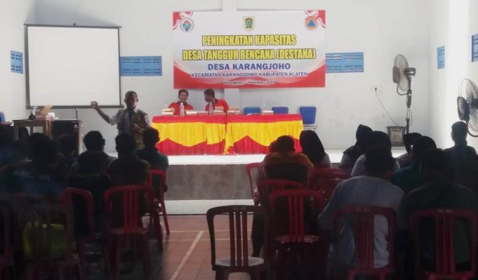 Peningkatan Kapasitas Desa Tangguh Bencana (DESTANA) Desa Karangjoho.