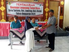 Penyaluran Bantuan Langsung Tunai Dana Desa ( BLT DD ) Desa Tanjung Desember 2024
