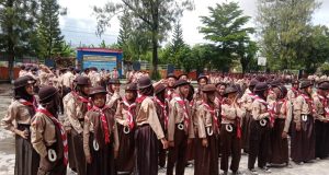 Kegiatan Pramuka Dengan Sistim Blok Kelas VIII SMP Negeri 1 Bendosari