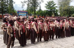 Kegiatan Pramuka Dengan Sistim Blok Kelas VIII SMP Negeri 1 Bendosari