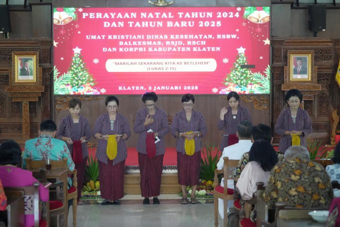 Penuh Suka Cita, Dinkes Dan KORPRI Rayakan Natal