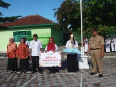 SMP Negeri 2 Karangdowo Predikat Sekolah sehat nomor 3 di Klaten.