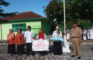SMP Negeri 2 Karangdowo Predikat Sekolah sehat nomor 3 di Klaten.