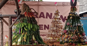 Kirab Gunungan Tradisi Sadranan, Kembali Di Gelar Warga Jenon, Sebagai Bentuk Rasa Syukur.