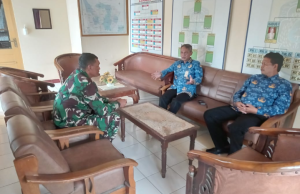 Danramil 22 Wonosari Sambangi Pemerintah Desa Lumbungkerep Sampaikan Ini