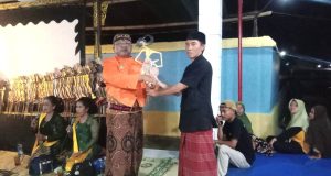 Lestarikan Budaya Jawa Sadranan, Warga Desa Tanjung Gelar Wayangan.
