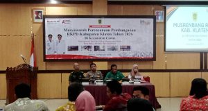 Musyawarah Perencanaan Pembangunan (Musrenbang )RKPD Kabupaten Klaten Tahun DIgelar DI Kecamatan Cawas.
