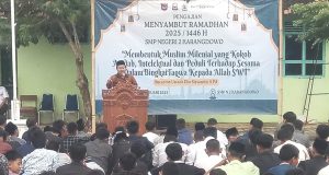 Sambut Bulan Suci Ramadhan Tahun 2025/1446 Hijriyah SMP N 2 Karangdowo Gelar Pengajian.