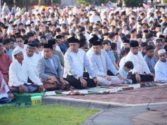 Ribuan Warga Ikuti Sholat Idul Fitri Di Alun-alun Klaten
