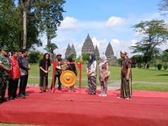 Danramil 09/Prambanan Kodim Klaten Hadiri Gelar Seni “Klaten Obah Bareng #2” Peringati World Dance Day 2025