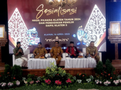 Sosialisasi Hasil Pilkada Klaten 2024 dan pendidikan Pemilih Di Kedungan Water Park