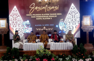 Sosialisasi Hasil Pilkada Klaten 2024 dan pendidikan Pemilih Di Kedungan Water Park