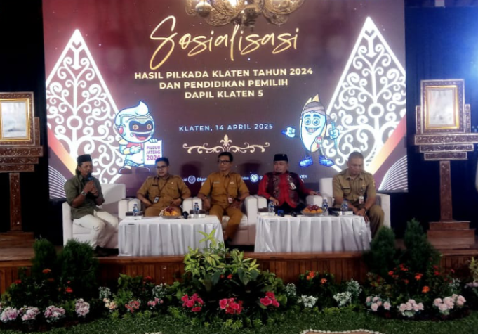 Sosialisasi Hasil Pilkada Klaten 2024 dan pendidikan Pemilih Di Kedungan Water Park