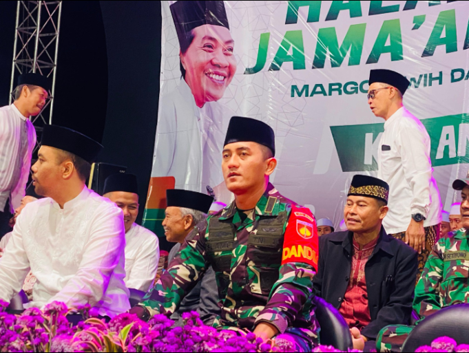 Dandim 0723/Klaten Hadiri Pengajian Akbar Halal Bihalal Jama’ah Al-Ihsan Bersama K.H. Anwar Zahid
