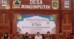 Penuh Khidmat Dan Kekeluargaan Halal Bi Halal Keluarga Besar KTNA Kecamatan Karangdowo