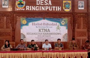 Penuh Khidmat Dan Kekeluargaan Halal Bi Halal Keluarga Besar KTNA Kecamatan Karangdowo