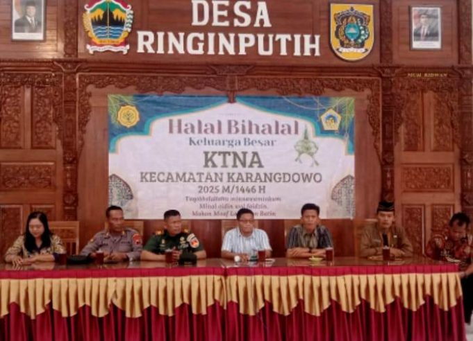 Penuh Khidmat Dan Kekeluargaan Halal Bi Halal Keluarga Besar KTNA Kecamatan Karangdowo