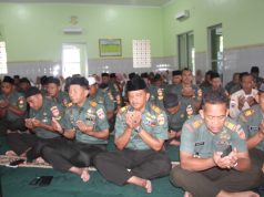 Kodim 0723/Klaten Gelar Doa Bersama Dalam Rangka HUT Ke-59 Korem 074/Warastratama