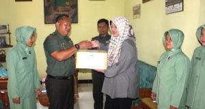 Kodim 0723/Klaten Gelar Anjangsana Dan Santunan Anak Yatim Dalam Rangka Hut Ke-59 Korem 074/Warastratama