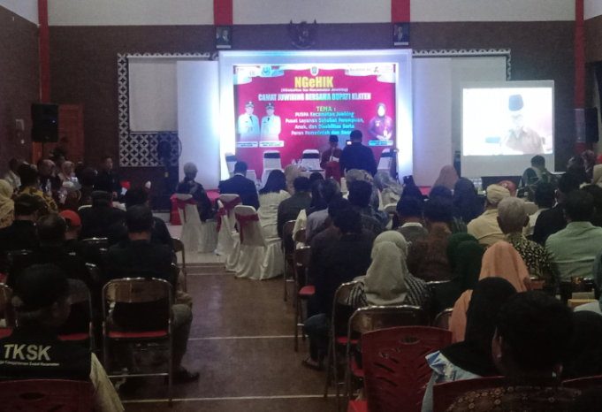 Ngebahas Tentang Isu Kecamatan Juwiring (Ngethik), Digelar Di Desa Pundungan.