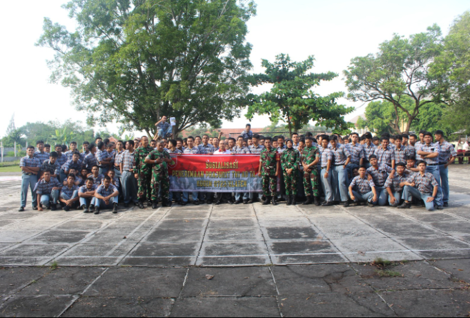 Kodim 0723/Klaten Gelar Sosialisasi Penerimaan Prajurit TNI AD Di SMK Leonardo Klaten