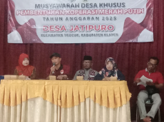 Musdesus Pembentukan Koperasi Desa Merah Putih Di Desa Jatipuro Kecamatan Trucuk.