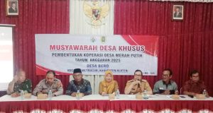 Pengurus Koperasi Desa Merah Putih Di Bero Kecamatan Trucuk Telah Terbentuk