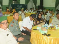 Kodim 0723/Klaten Ikuti Halal Bihalal Purnawirawan TNI dan Polri Bersama Presiden RI Melalui Video Conference