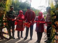 Bupati Klaten Hamenang Wajar Ismoyo Resmikan Jembatan Bogor, Desa Bener.