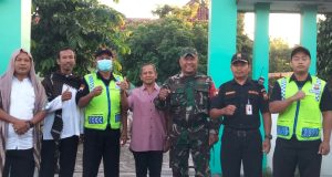 Babinsa Kodim 0723 Klaten Amankan Sholat Idul Adha Di Desa Duwet Wonosari Klaten