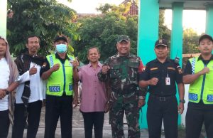 Babinsa Kodim 0723 Klaten Amankan Sholat Idul Adha Di Desa Duwet Wonosari Klaten