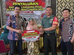 Desa Serenan Klaten Salurkan BLT Dana Desa Tahap VI Tahun 2025, Babinsa Koramil Juwiring Dampingi Penyalurannya