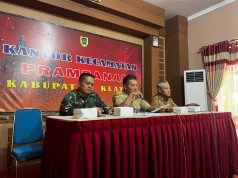 Bati Tuud Koramil 09/Prambanan Hadiri Rapat Koordinasi Persiapan HUT ke-221 Kabupaten Klaten dan HUT ke-80 Kemerdekaan RI Tahun