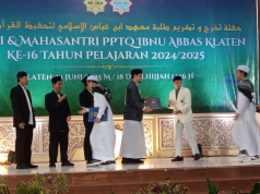 Haflah Takharruj wa Takrim Pelepasan & Apresiasi Prestasi Santri dan MahasantriPPTQ Ibnu Abbas Klaten Tahun Pelajaran 2024 – 2025