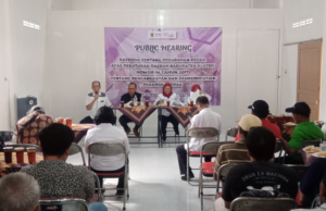 Public Hearing Raperda Tentang Pengangkatan Dan Pemberhentian Perangkat Desa.