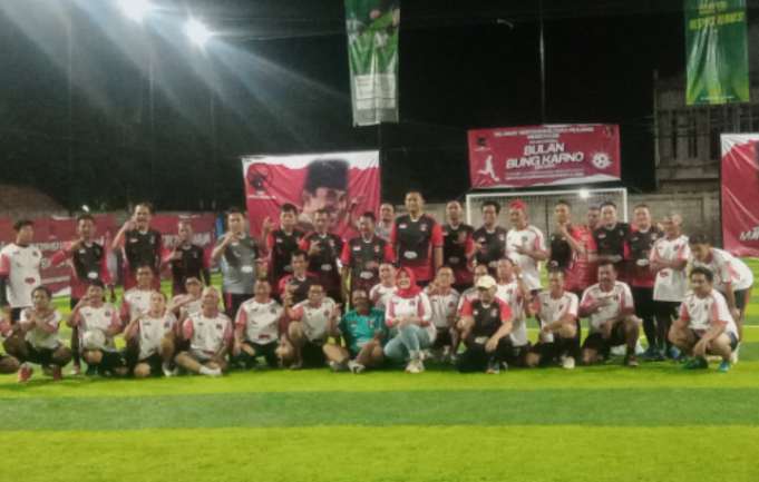 Peringati Bulan Bung Karno DPC PDIP Klaten Gelar Pertandingan Mini Soocer