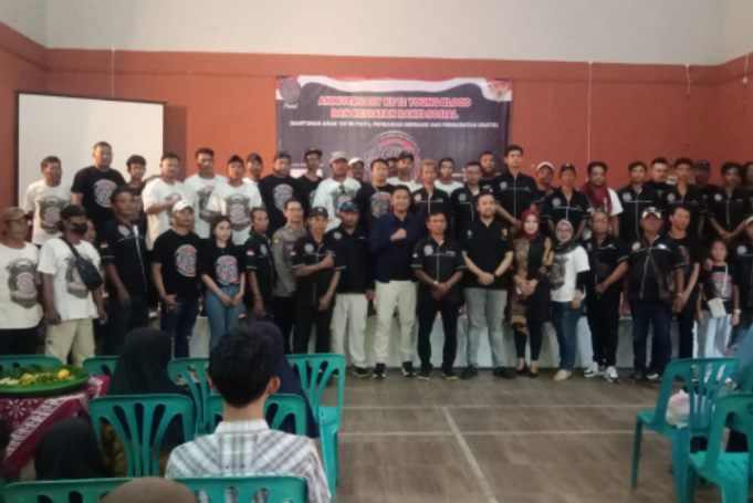Young Blood Peduli Klaten Peringati Hari Ulang Tahun ke 12 Adakan Bakti Sosial.