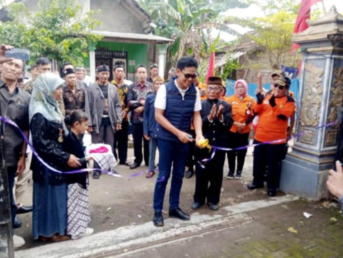 Didik Haryadi S.T, S.H, M.H, Anggota DPR RI PDI Perjuangan, Adakan Reses Dan Resmikan Rumah Singgah Bersama “Baswara” di Desa Kalangan.