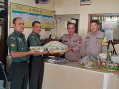 Forkopimcam Jatinom Tingkatkan Sinergi Melalui Kejutan Hut Bhayangkara Ke-79 Untuk Polsek Jatinom