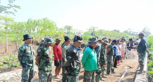 Koramil 16 Tulung Laksanakan Karya Bakti Mandiri Klaten Bersinar (KBMKB) Tahun 2025 Di Desa Sudimoro
