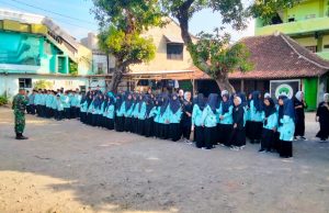 Koramil 22/Wonosari Binaan Karakter Melalui Pelatihan PBB Dan Materi Wasbang Di Tiga Sekolah Wilayah Wonosari Klaten